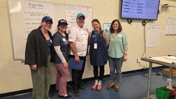 School food service workers get 'reel' about Maine fish