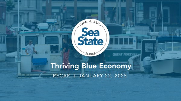 A graphic featuring fishing boats.