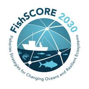 This is a logo for the UN Ocean Decade FishSCORE2030 project.