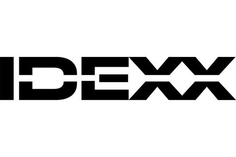 This is a logo for IDEXX in black.
