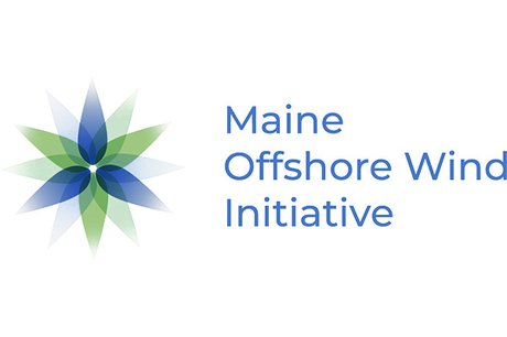 This is a logo for the Maine Offshore Wind Initiative.