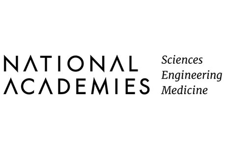 This is a logo for the National Academies of Sciences, in black.