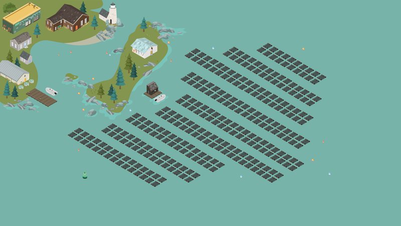 This is a digital screenshot of an aquaculture game.