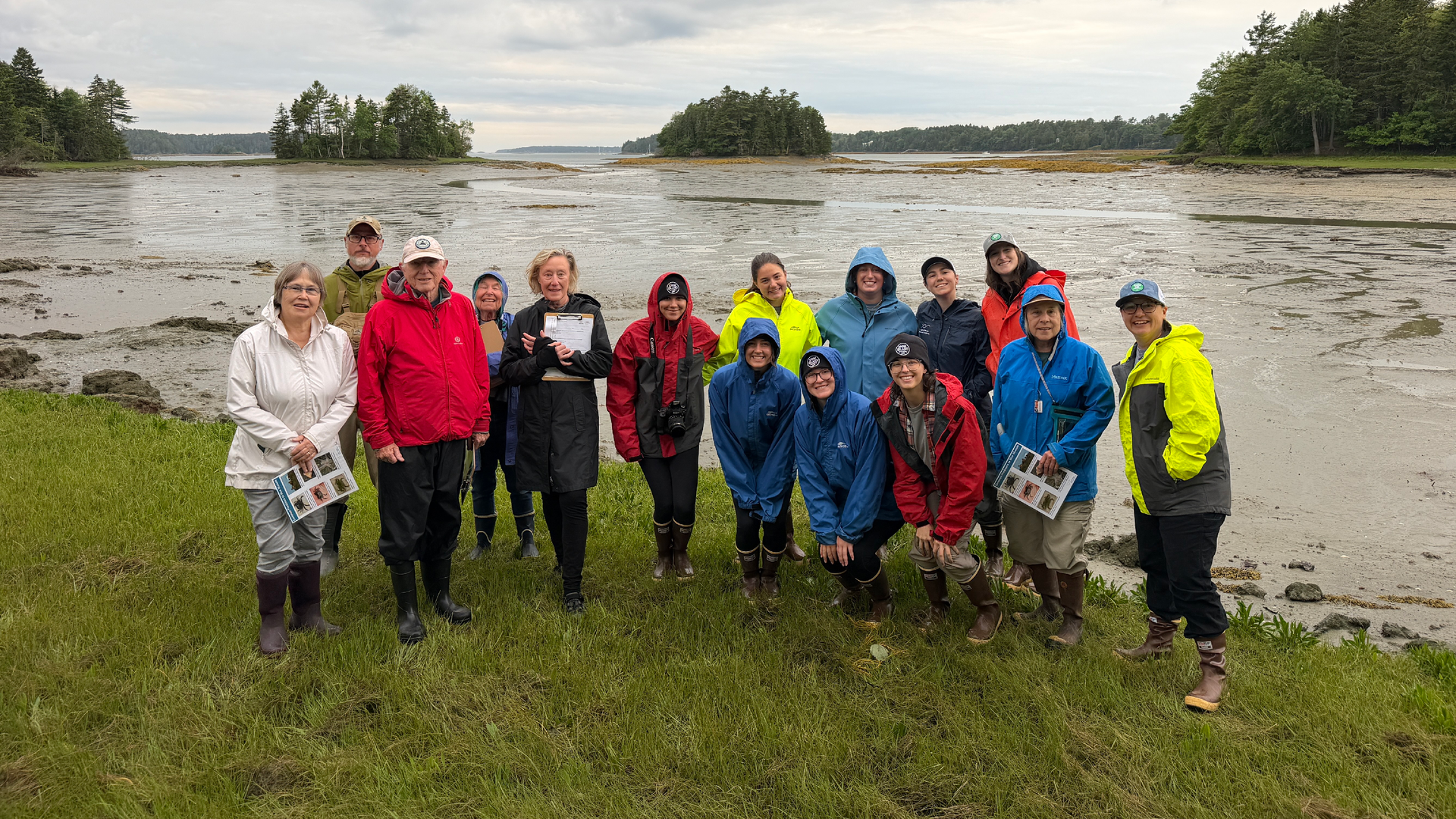 Mussel bed mapping QBC Harpswell Town Hall