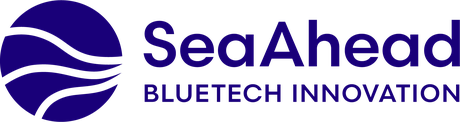 Sea-Ahead logo in a deep blue color.