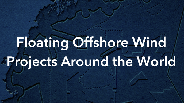 Floating offshore wind around the world graphic