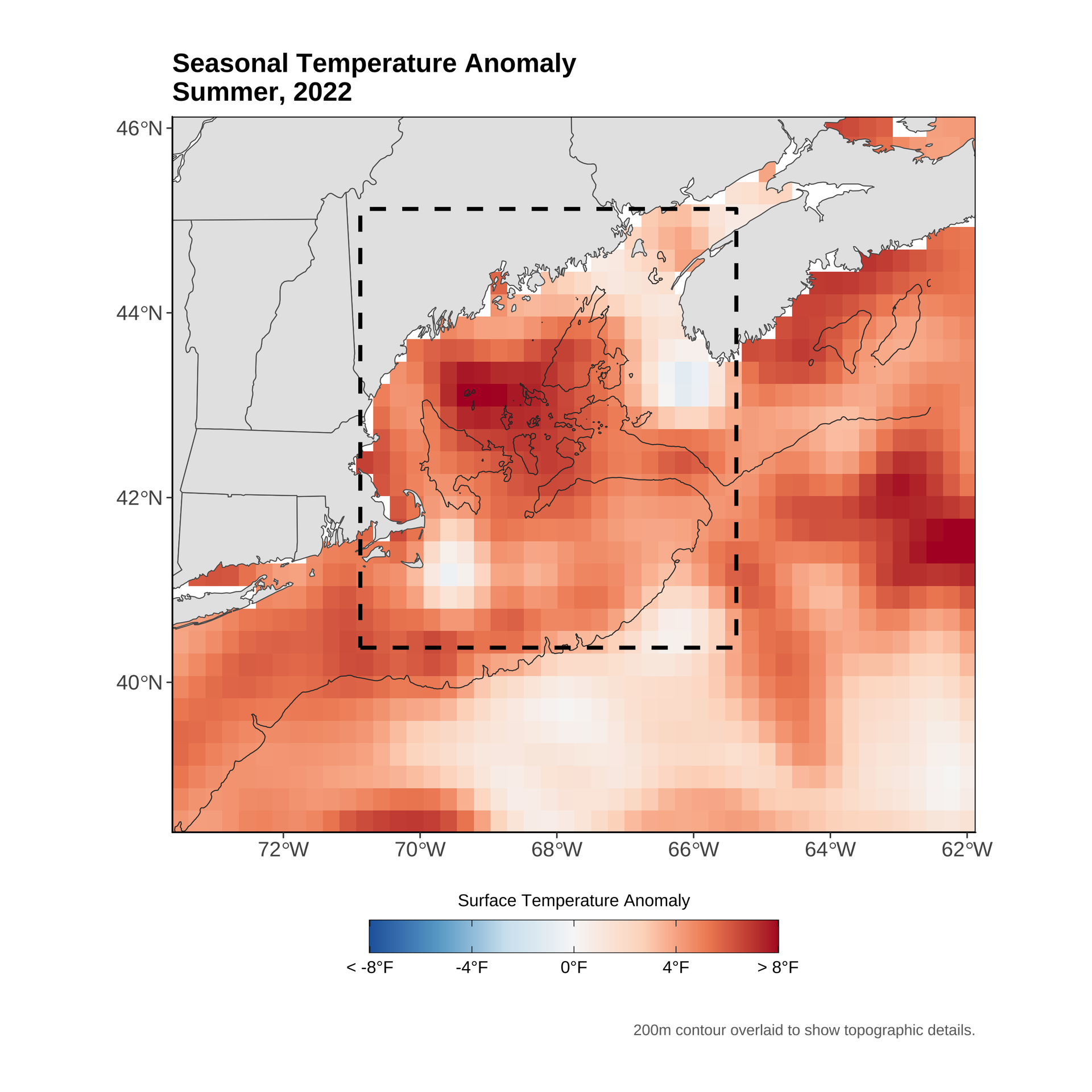 Gulf of Maine Warming Update: Summer 2022 - Gulf of Maine Research Institute