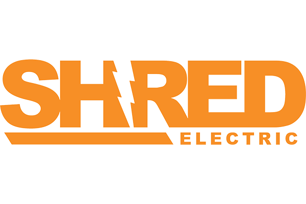 Shred Electric logo.