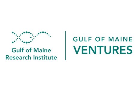 This is a logo lockup for Gulf of Maine Ventures in teal.