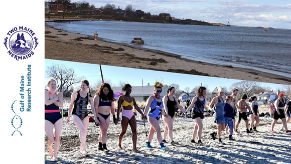Dip After Dark! Documenting Extreme High Tides with Two Maine Mermaids