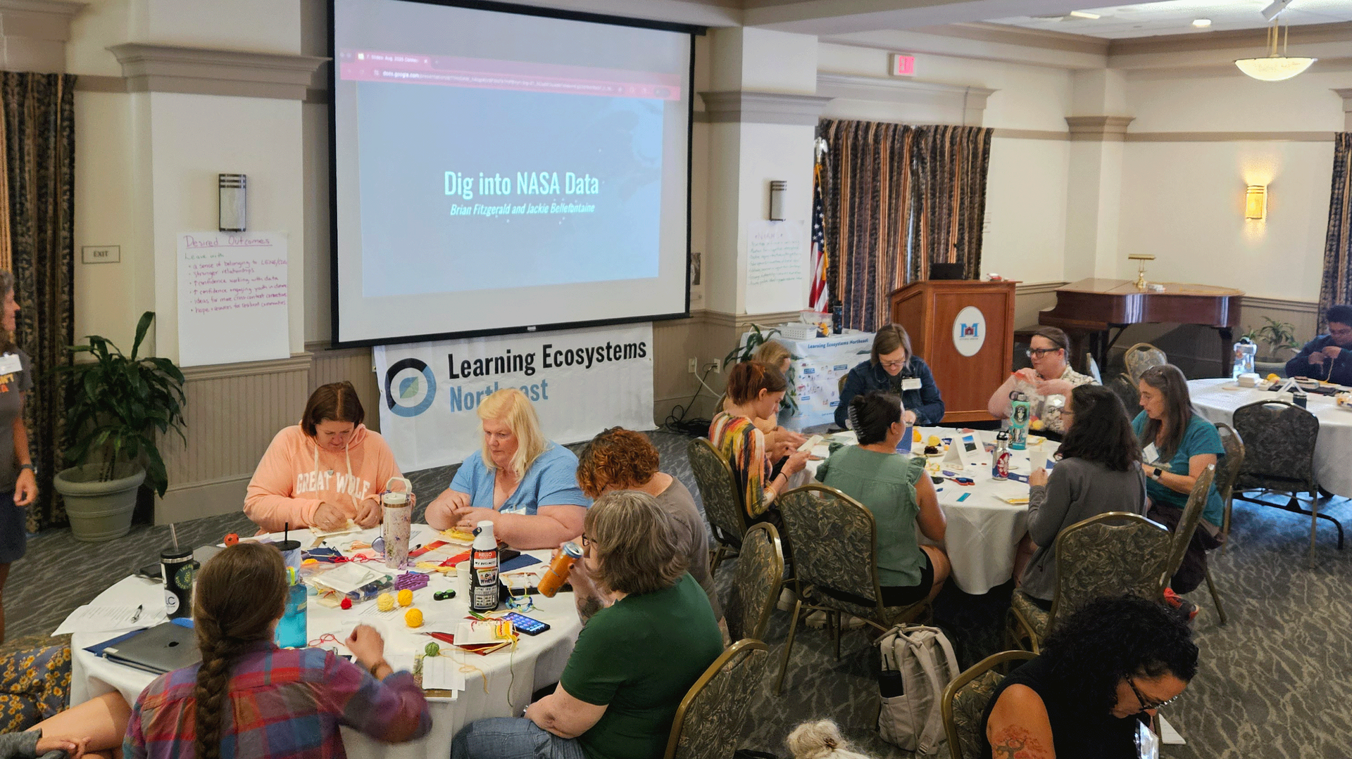 Educators at a professional development event.