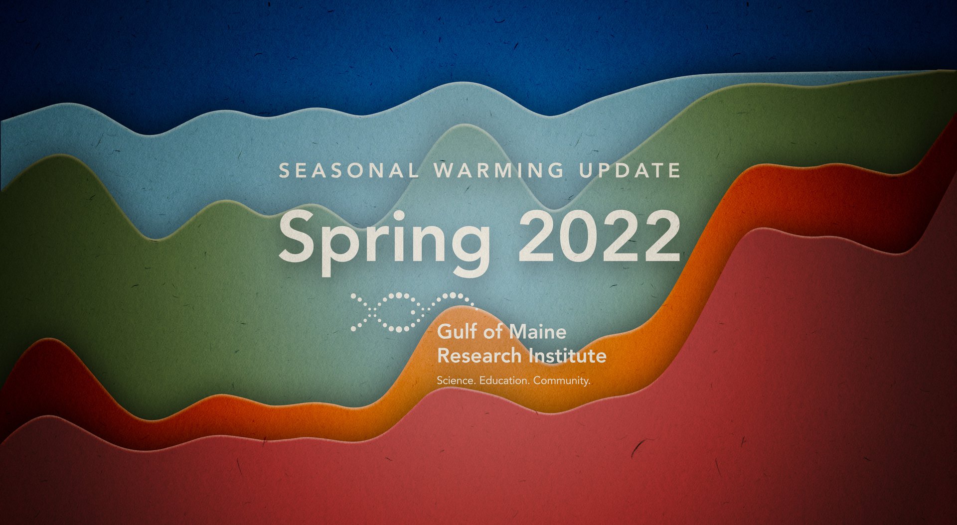 A graphic that resembles a stream plot has blue colors on the top, green in the middle, and reddish colors on the bottom.